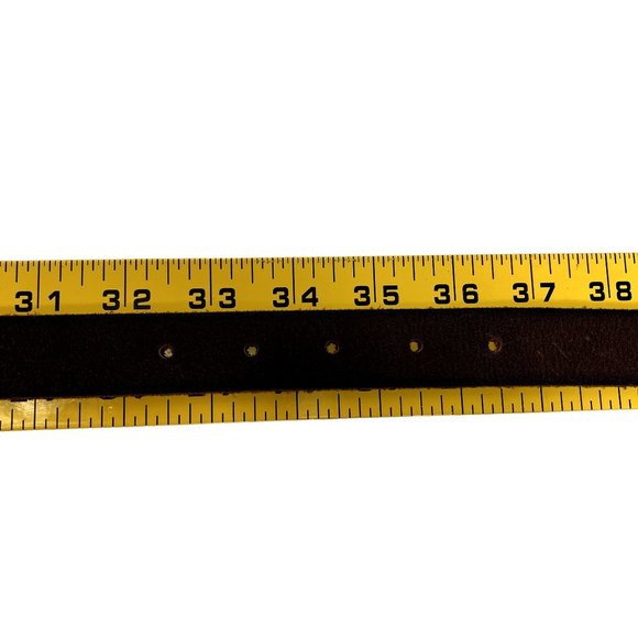 Women’s Time and Tru Brown Dress Casual leather belt Size:M - Picture 7 of 10